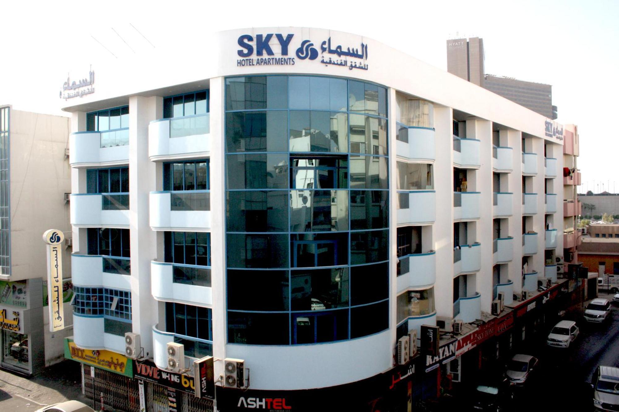 Sky Hotel Apartments Dubai Eksteriør billede